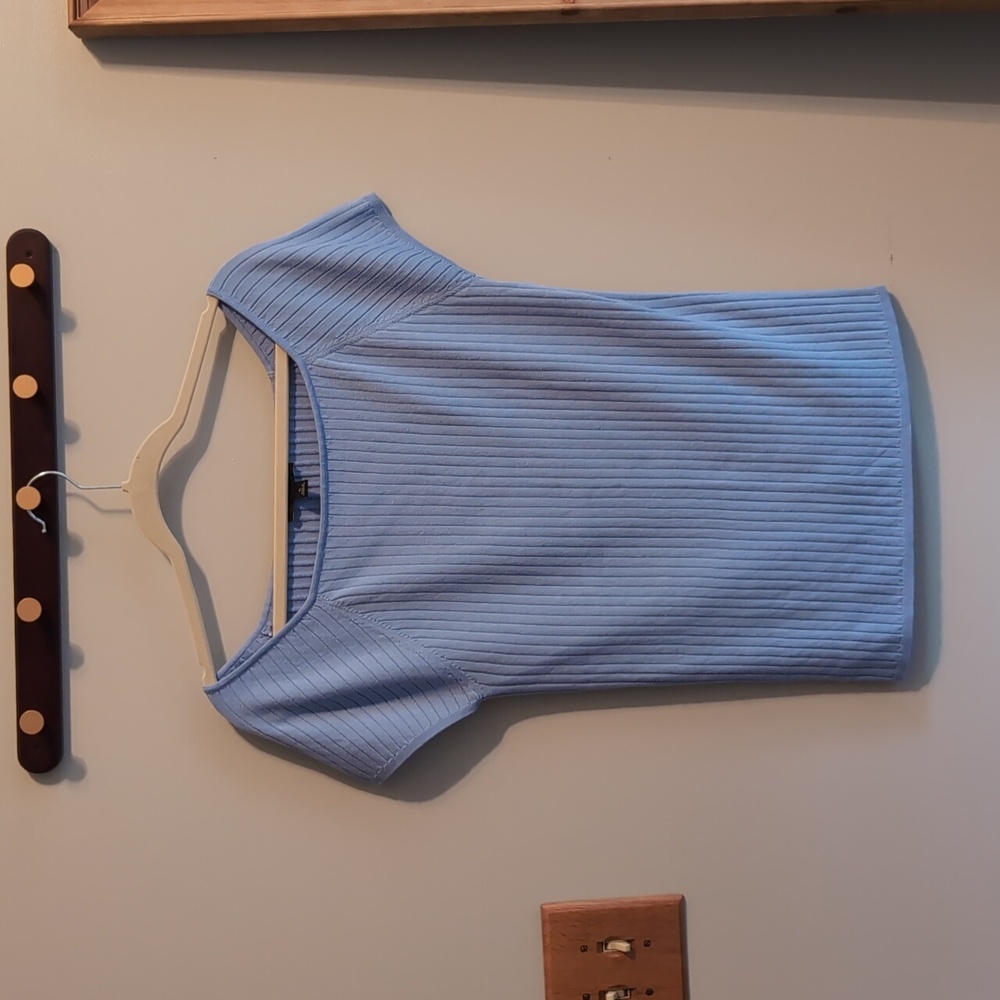 Ann Taylor Ribbed Dress Shirt XL